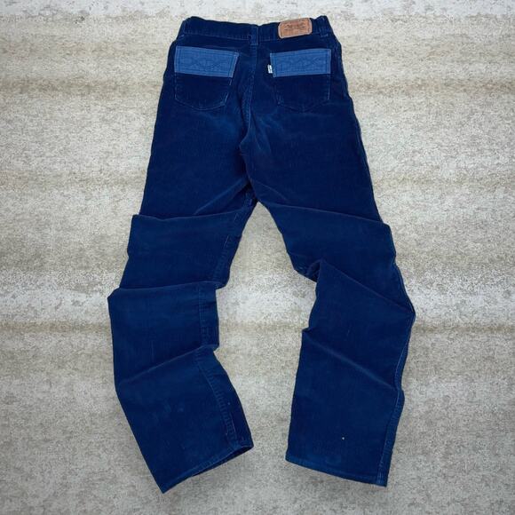 Levi's Pants - True Vintage 70s Levis Corduroy Pants 26x32 Navy Blue Made in USA 34741-5118